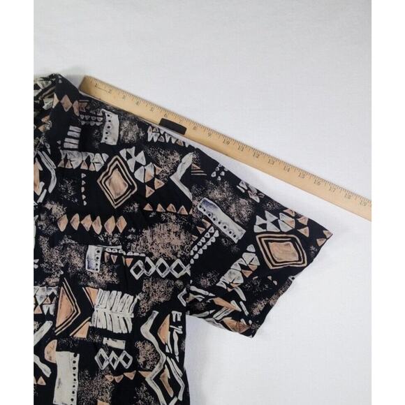 Robert Stock 90s Aztec Style Men's Button Up Shirt Size XL - Picture 7 of 13